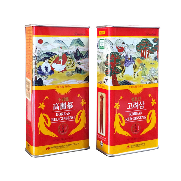 Hồng Sâm Củ khô hộp thiếc Daedong 37,5g